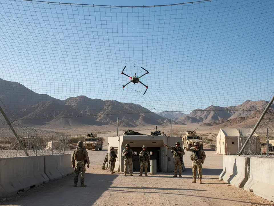 anti drone netten defensie