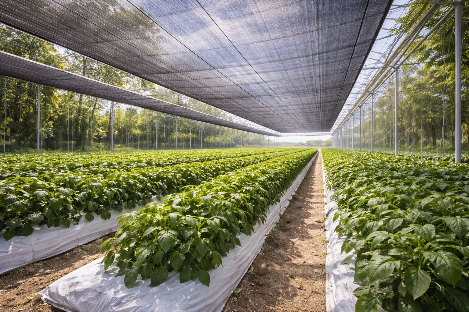 Schermdoek tuinbouw visueel