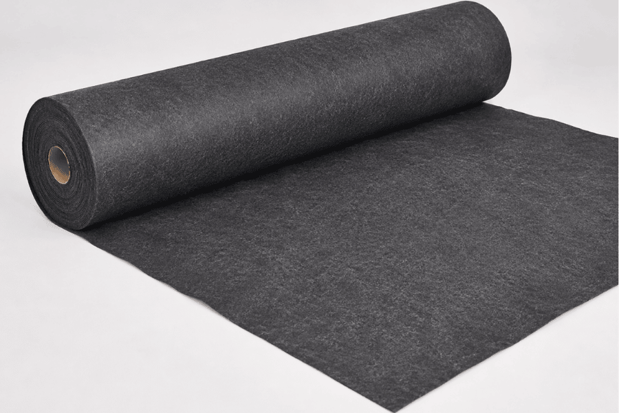 Rol zwart waterdoorlatend doek